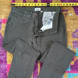 Taylor Stitch Olive Green Chinos